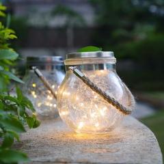 SOLAR GLASS TABLETOP&HANGING JAR