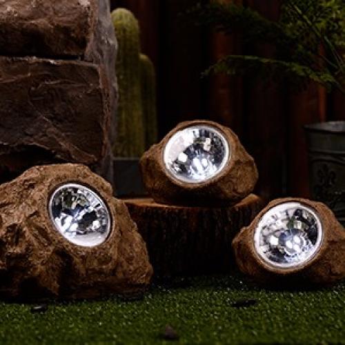 SOLAR RESIN LIGHT SET OF 3