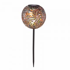 SOLAR METAL DECORATIVE STAKE LIGHT