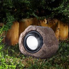 SOLAR RESIN STONE LIGHT