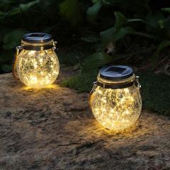 SOLAR GLASS TABLETOP&HANGING JAR