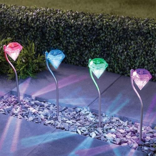 SOLAR DIMOND GARDEN LIGHT